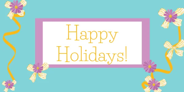 CANVA 無料素材で色だけでも涼しく…水色のバナー