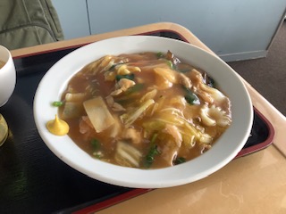 ・新十津川町　サンヒルズ・サライで、あんかけ焼きそば