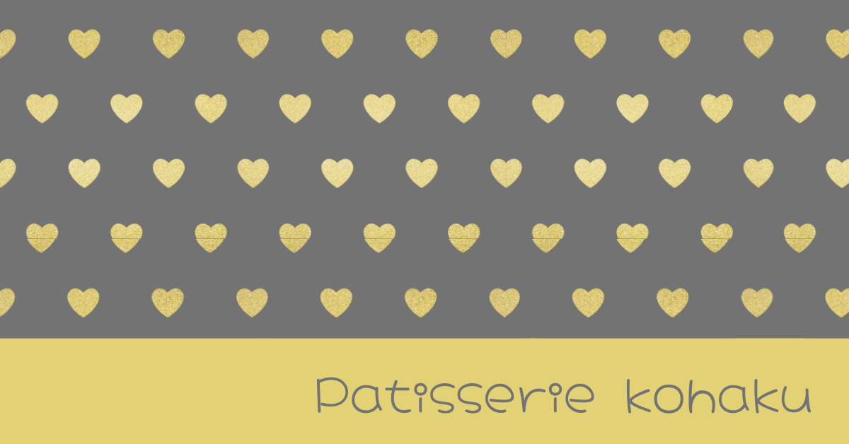 ・CANVAでショップカード　ケーキ屋さんイメージ