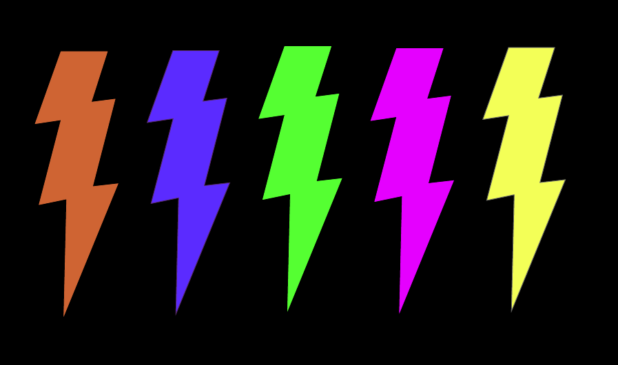 イナズマ柄の作り方　/ イラレ