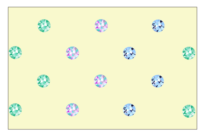 Illustratorで、ダイヤモンドを作ってみました